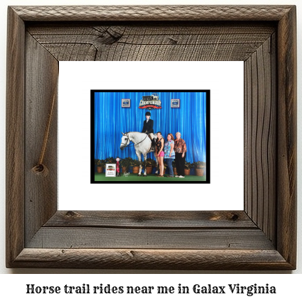 horse trail rides near me in Galax, Virginia